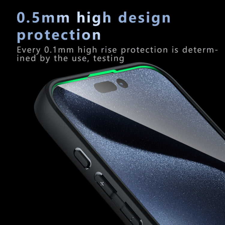 For iPhone 16 Pro Armor Precise Hole PC Hybrid TPU Phone Case(Transparent) - iPhone 16 Pro Cases by buy2fix | Online Shopping UK | buy2fix