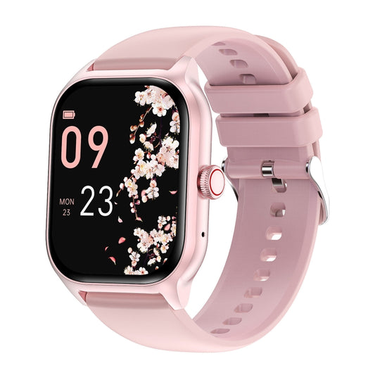 LEMFO LT10 2.01 inch TFT Screen Smart Watch Supports Bluetooth Call / Health Monitoring, Silicone Strap(Pink) - Smart Watches by LEMFO | Online Shopping UK | buy2fix