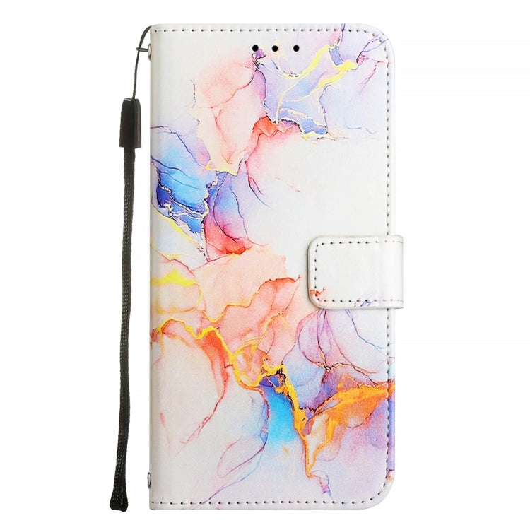 For Blackview A53 PT003 Marble Pattern Flip Leather Phone Case(Galaxy Marble White) - More Brand by buy2fix | Online Shopping UK | buy2fix