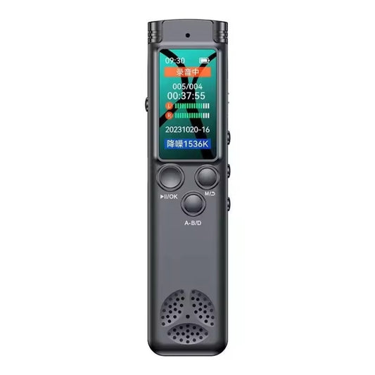 H22 Smart Color Screen Noise Reduction Voice Recorder, Capacity:8GB(Black) - Recording Pen by buy2fix | Online Shopping UK | buy2fix