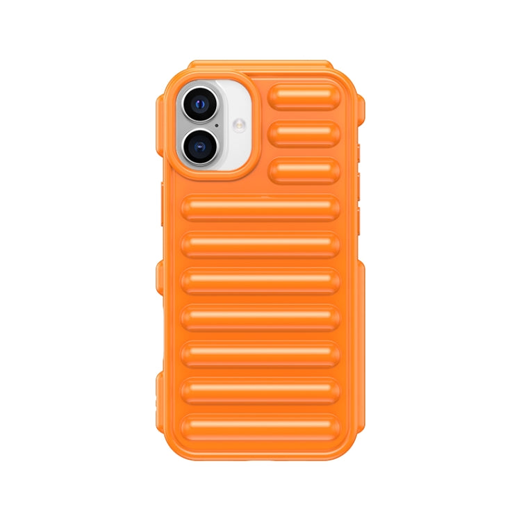 For iPhone 16 Plus Capsule Series Candy Color TPU Phone Case(Orange) - iPhone 16 Plus Cases by buy2fix | Online Shopping UK | buy2fix