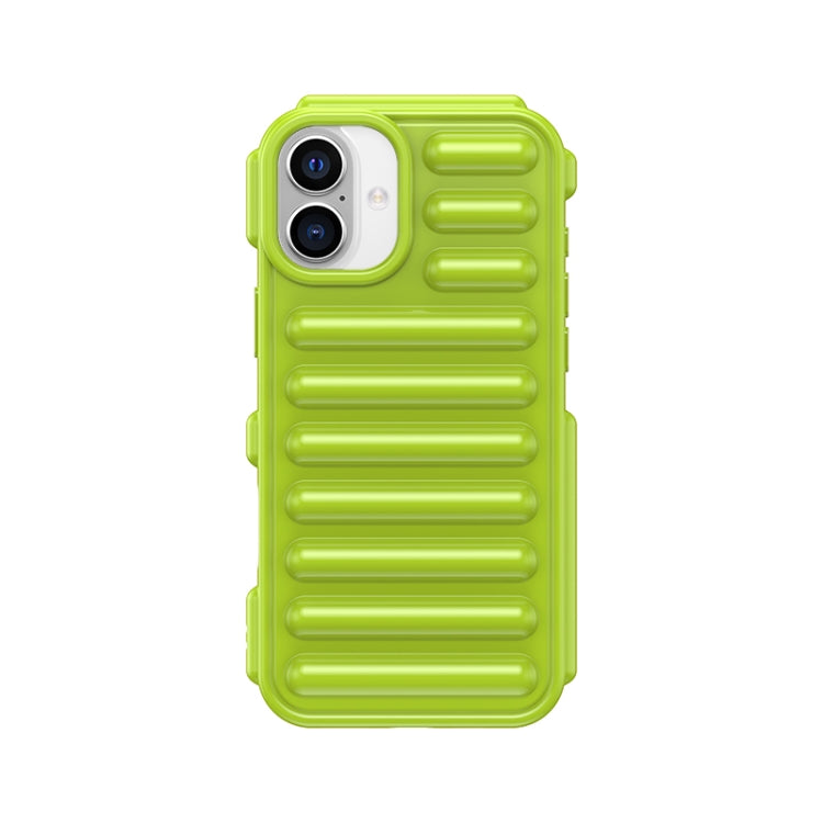 For iPhone 16 Plus Capsule Series Candy Color TPU Phone Case(Green) - iPhone 16 Plus Cases by buy2fix | Online Shopping UK | buy2fix