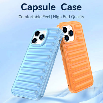 For iPhone 16 Plus Capsule Series Candy Color TPU Phone Case(Black) - iPhone 16 Plus Cases by buy2fix | Online Shopping UK | buy2fix