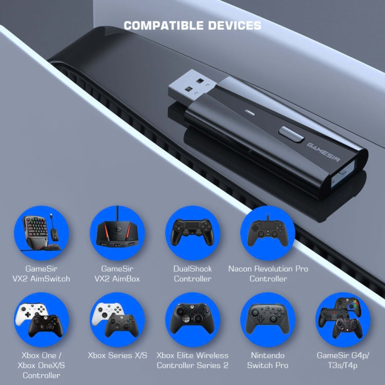 GameSir VX Adapter PS5 Game Controllers - Adapter & Cables by GameSir | Online Shopping UK | buy2fix