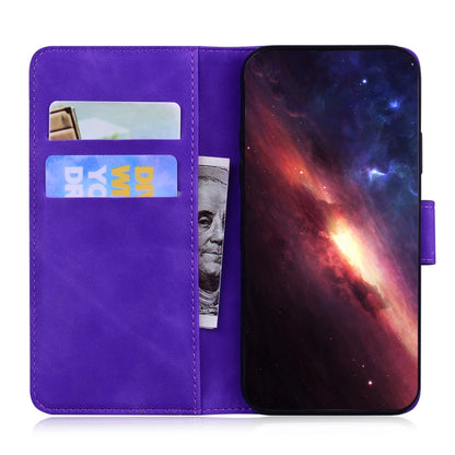 For Xiaomi Redmi K70 / K70 Pro Skin Feel Pure Color Flip Leather Phone Case(Purple) - K70 Cases by buy2fix | Online Shopping UK | buy2fix