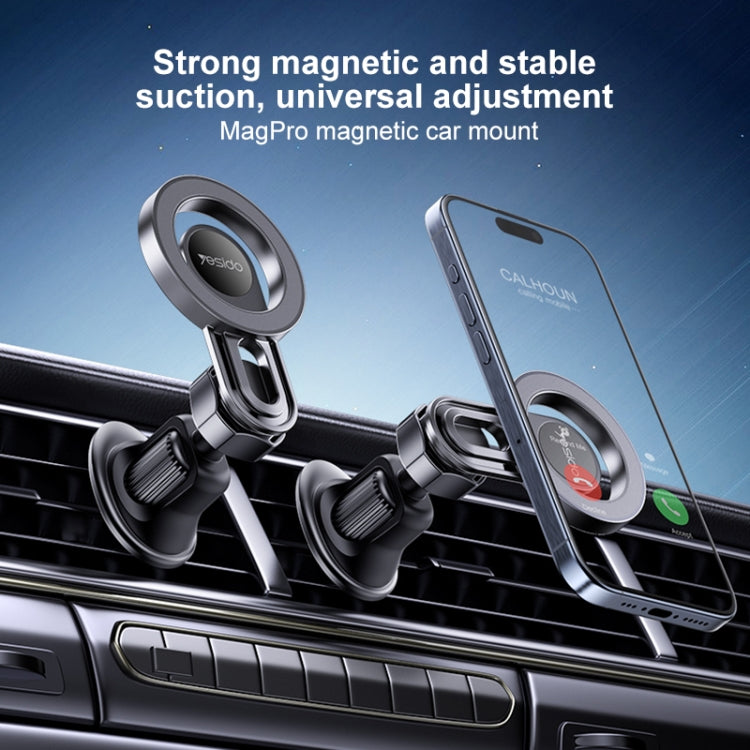 Yesido C209 MagSafe Magnetic Air Vent Car Holder(Black) - Car Holders by Yesido | Online Shopping UK | buy2fix