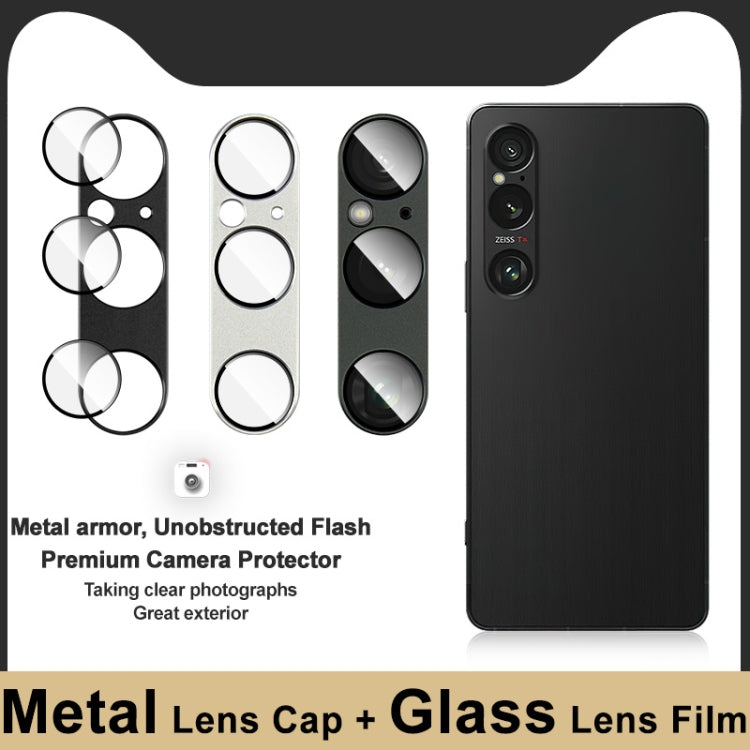 For Sony Xperia 1 VI IMAK Metal Armor Premium Camera Protector Film(Green) - Other by imak | Online Shopping UK | buy2fix