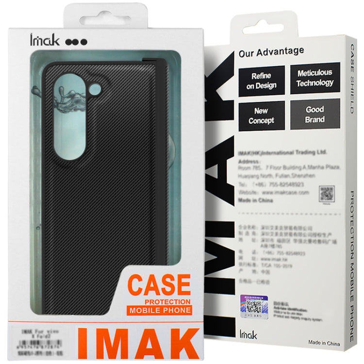 For Samsung Galaxy Z Fold6 imak Ruiyi Series Carbon Fiber PU + PC Phone Case - Galaxy Z Fold6 5G Cases by imak | Online Shopping UK | buy2fix