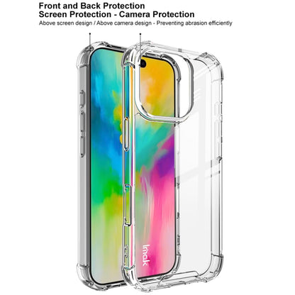 For iPhone 16 Pro IMAK Space Shield PC + TPU Airbag Shockproof Phone Case(Transparent) - iPhone 16 Pro Cases by imak | Online Shopping UK | buy2fix