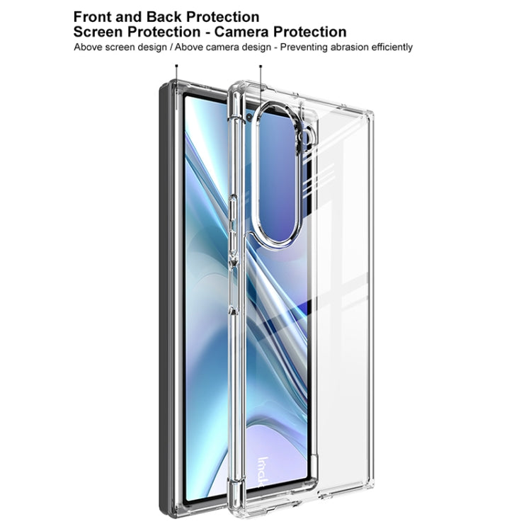 For Samsung Galaxy Z Fold6 IMAK Space Shield PC + TPU Airbag Shockproof Phone Case(Transparent) - Galaxy Z Fold6 5G Cases by imak | Online Shopping UK | buy2fix