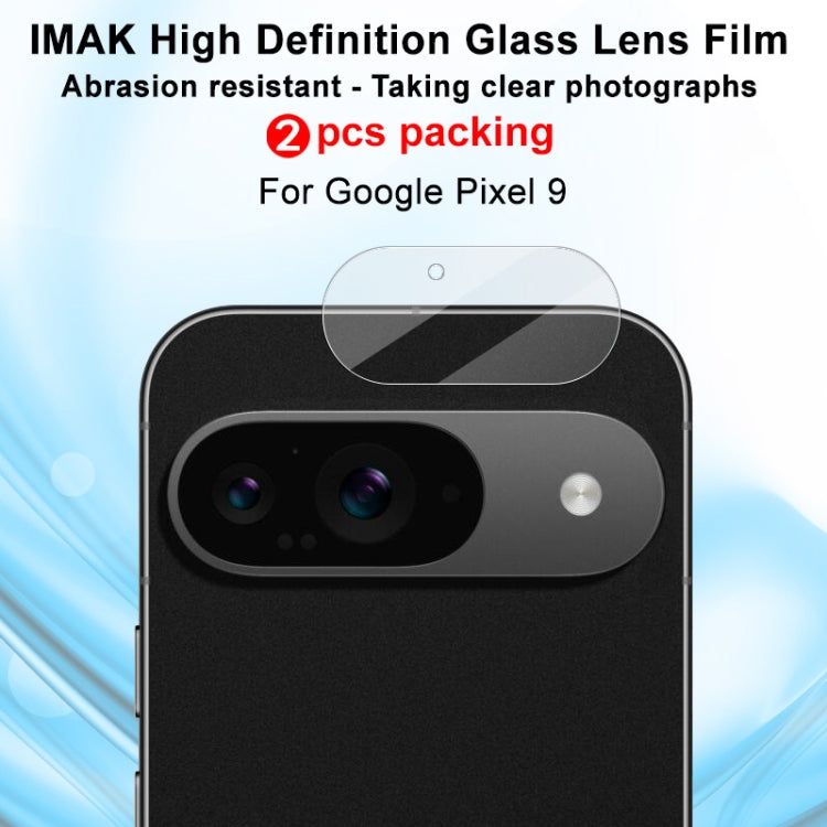 For Google Pixel 9 2pcs/Set imak HD Glass Lens Film, Scaled Down Version - Other by imak | Online Shopping UK | buy2fix