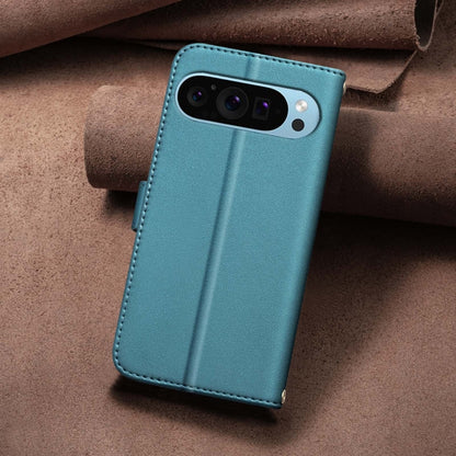 For Google Pixel 9 Square Texture Leather Phone Case(Green) - Google Cases by buy2fix | Online Shopping UK | buy2fix