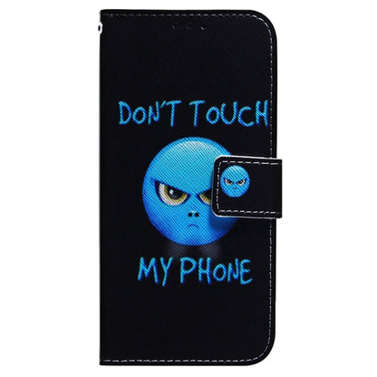 For Samsung Galaxy S25 5G Coloured Drawing Flip Leather Phone Case(Anger) - Galaxy S25 5G Cases by buy2fix | Online Shopping UK | buy2fix