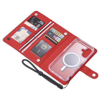 For iPhone 13 Pro ViLi GHA-C Series RFID MagSafe Magnetic Flip Leather Phone Case(Red) - iPhone 13 Pro Cases by ViLi | Online Shopping UK | buy2fix