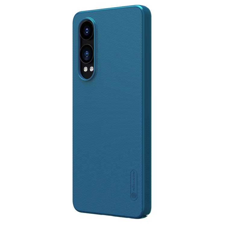 For OnePlus Nord CE4 Lite / OPPO K12x NILLKIN Frosted PC Phone Case(Blue) - OnePlus Cases by NILLKIN | Online Shopping UK | buy2fix