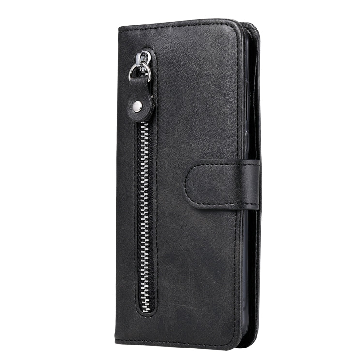 For Samsung Galaxy S25 Ultra 5G Fashion Calf Texture Zipper Leather Phone Case(Black) - Galaxy S25 Ultra 5G Cases by buy2fix | Online Shopping UK | buy2fix