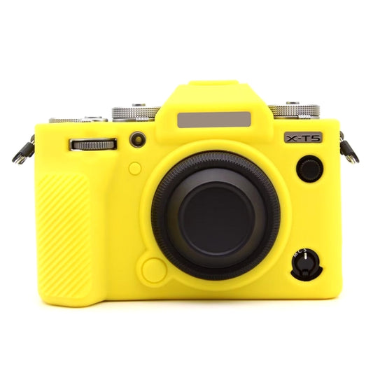 For FUJIFILM X-T5 Soft Silicone Protective Case(Yellow) - Protective Case by buy2fix | Online Shopping UK | buy2fix