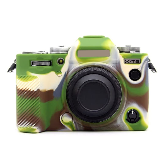 For FUJIFILM X-T5 Soft Silicone Protective Case(Camouflage) - Protective Case by buy2fix | Online Shopping UK | buy2fix