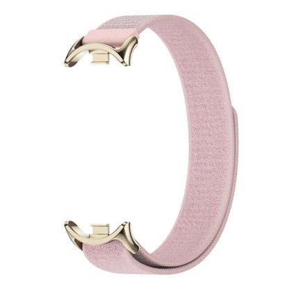 For Xiaomi Smart Band 9 / 8 MIJOBS Nylon Watch Band Wristband(Pink Light Gold) - Watch Bands by MIJOBS | Online Shopping UK | buy2fix