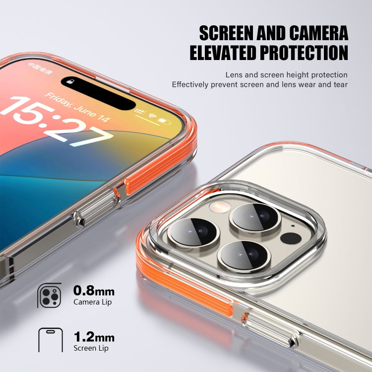 For iPhone 16 Pro Max TPE Airbag TPU+ PC Full Coverage Phone Case(Grey) - iPhone 16 Pro Max Cases by buy2fix | Online Shopping UK | buy2fix