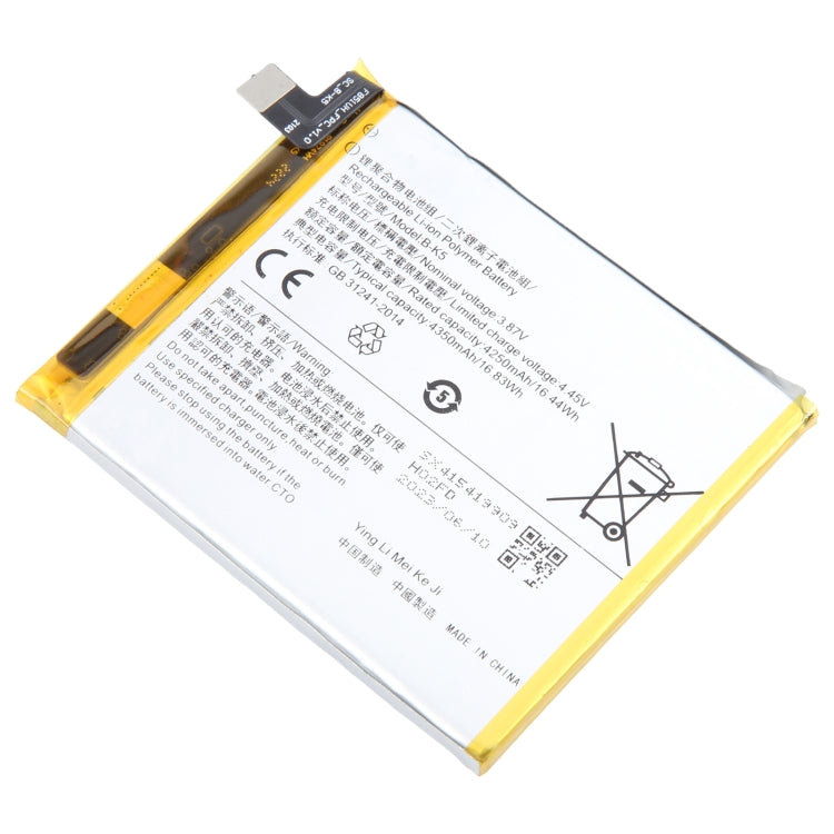 For vivo X30 B-K5 4350mAh Li-Polymer Battery Replacement - Others by buy2fix | Online Shopping UK | buy2fix