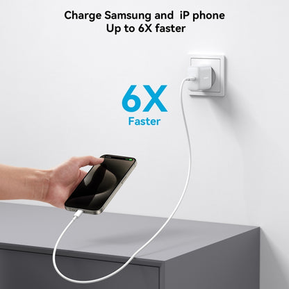 JOYROOM JR-TCF24 30W USB-C / Type-C Fast Charger, Specification:EU Plug(White) - USB Charger by JOYROOM | Online Shopping UK | buy2fix