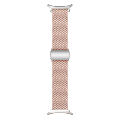 For Samsung Galaxy Watch Ultra 47mm Nylon Loop Magnetic Buckle Watch Band(Pink Sand) - Watch Bands by buy2fix | Online Shopping UK | buy2fix