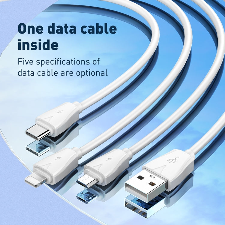 LDNIO Q334 32W Type-C + Dual USB Port Charger with 1m USB-C / Type-C Data Cable, Plug Type:US Plug(White) - USB Charger by LDNIO | Online Shopping UK | buy2fix