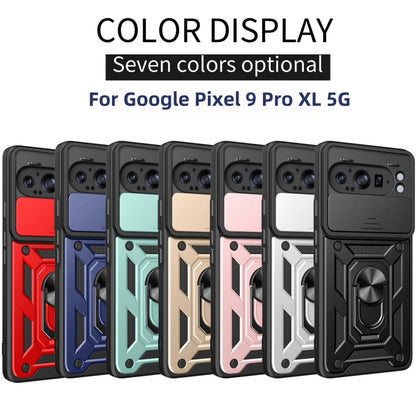 For Google Pixel 9 Pro XL Sliding Camera Cover Design TPU+PC Phone Case(Black) - Google Cases by buy2fix | Online Shopping UK | buy2fix