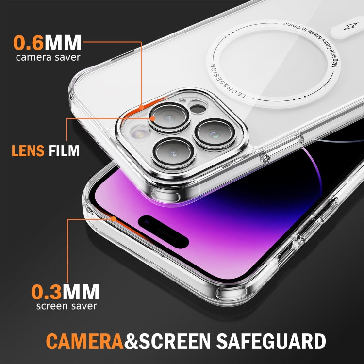 For iPhone 13 Pro Airbag Magsafe PC Hybrid TPU Phone Case(Transparent) - iPhone 13 Pro Cases by buy2fix | Online Shopping UK | buy2fix