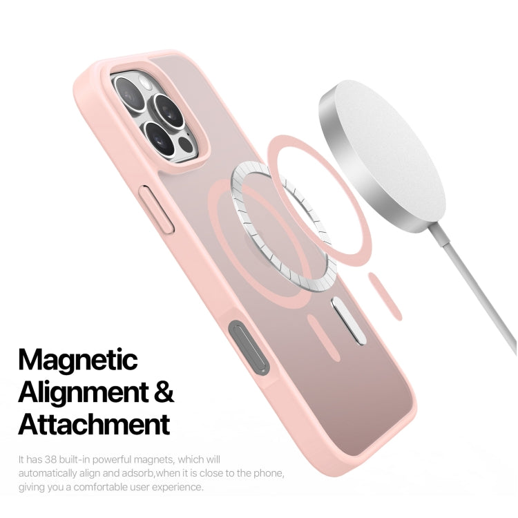 For iPhone 16 Pro Max DUX DUCIS Yind Series MagSafe TPU Hybrid PC Phone Case(Light Pink) - iPhone 16 Pro Max Cases by DUX DUCIS | Online Shopping UK | buy2fix