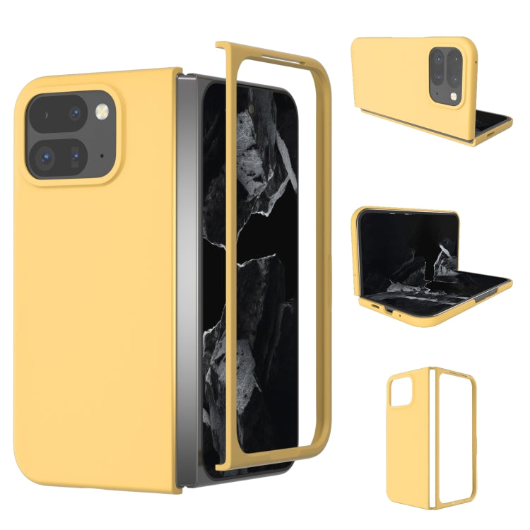 For Google Pixel 9 Pro Fold Skin Feel PC Phone Case(Yellow) - Google Cases by buy2fix | Online Shopping UK | buy2fix