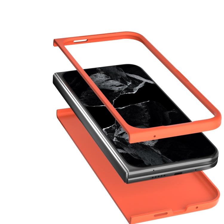 For Google Pixel 9 Pro Fold Skin Feel PC Phone Case(Orange) - Google Cases by buy2fix | Online Shopping UK | buy2fix