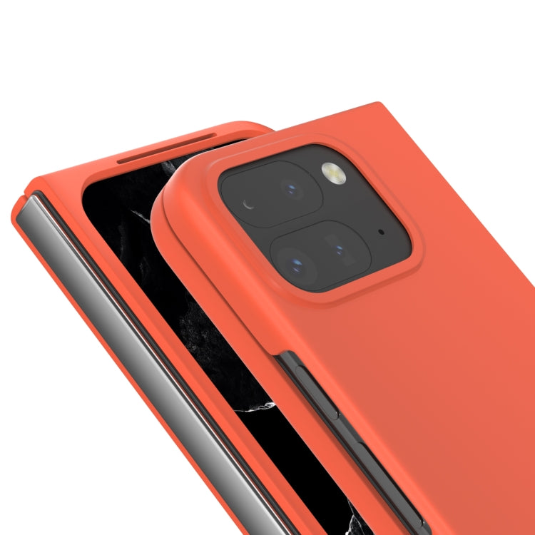 For Google Pixel 9 Pro Fold Skin Feel PC Phone Case(Orange) - Google Cases by buy2fix | Online Shopping UK | buy2fix