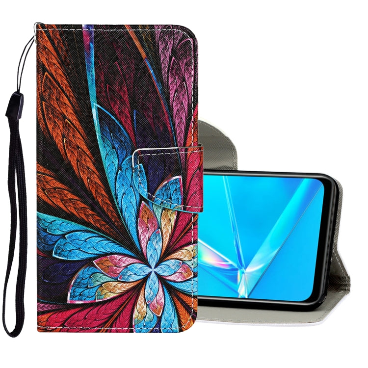 For OPPO Realme 6i Colored Drawing Pattern Horizontal Flip Leather Case with Holder & Card Slots & Wallet(Oil Painting) - Realme Cases by buy2fix | Online Shopping UK | buy2fix