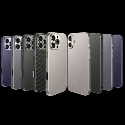 For iPhone 16 Plus GKK Metal Paint Skin Feel Leather Full Coverage Phone Case(Purple) - iPhone 16 Plus Cases by GKK | Online Shopping UK | buy2fix