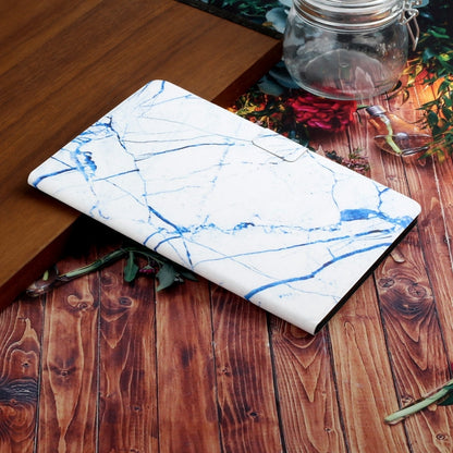 For iPad Pro 11 2024 Colored Drawing Pattern Flip Leather Smart Tablet Case(White Marble) - iPad Pro 11 2024 Cases by buy2fix | Online Shopping UK | buy2fix