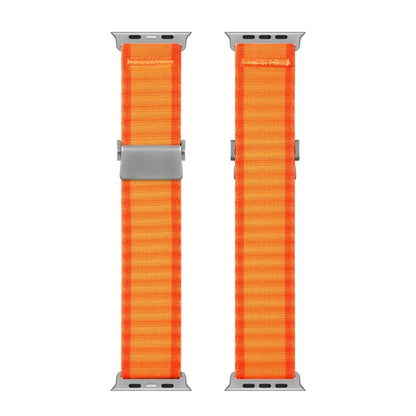 For Apple Watch Series 8 41mm DUX DUCIS YC Series Ocean Nylon Watch Band(Orange) - Watch Bands by DUX DUCIS | Online Shopping UK | buy2fix