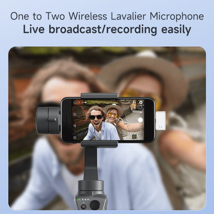 SX88 1 TX + 2 RX Smart Noise Reduction Lavalier Wireless Microphone, Specification:Type-C(Silver) - Microphone by buy2fix | Online Shopping UK | buy2fix