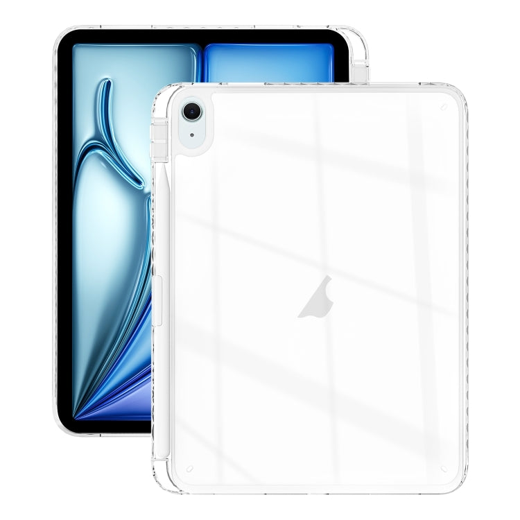 For iPad Air 11 2025 / 2024 / 2022 10.9 Acrylic Hybrid TPU Tablet Case with Pen Slot(Transparent) - iPad Air 11 2025 / 2024 Cases by buy2fix | Online Shopping UK | buy2fix