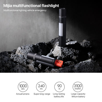 Original Xiaomi Mijia Multifunctional Flashlight 1000LM IPX4 with Side Light(Black) - LED Flashlight by Xiaomi | Online Shopping UK | buy2fix