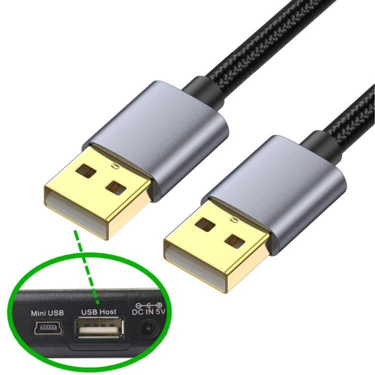 USB2.0 Male to Male Extension Data Charging Cable, Length:5m - USB Cable by buy2fix | Online Shopping UK | buy2fix