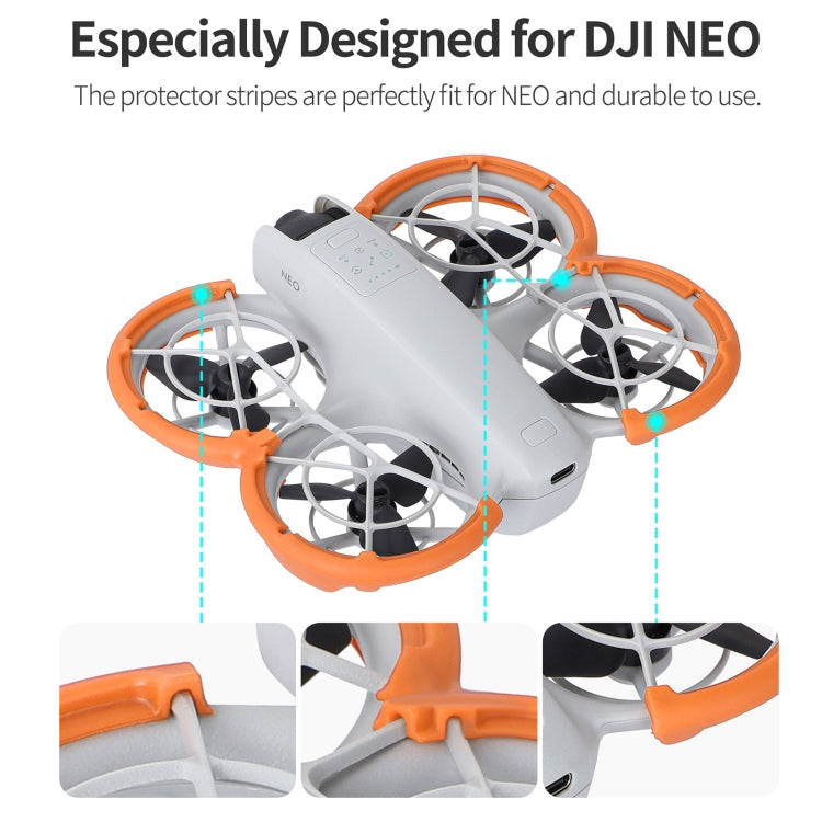 For DJI Neo Sunnylife Propeller Protective Guard Anti-collision Ring Cover(Grey) - Others by Sunnylife | Online Shopping UK | buy2fix