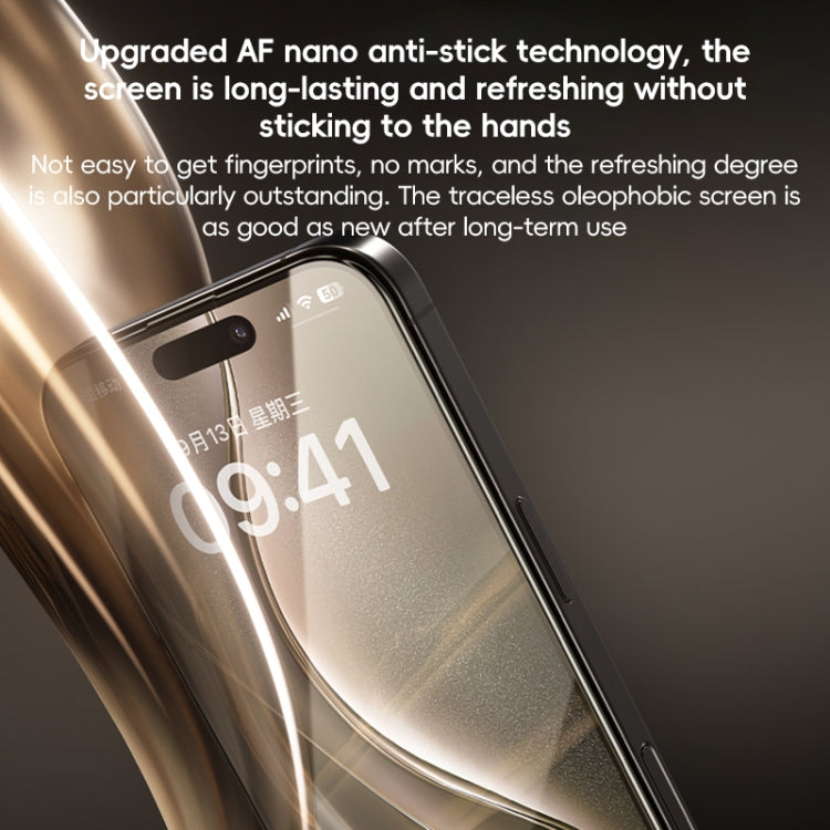 For iPhone 16 Pro Max Benks Black Gold Series 3D Heat Bending Full Glue Full Coverage HD Tempered Film - iPhone 16 Pro Max Tempered Glass by Benks | Online Shopping UK | buy2fix