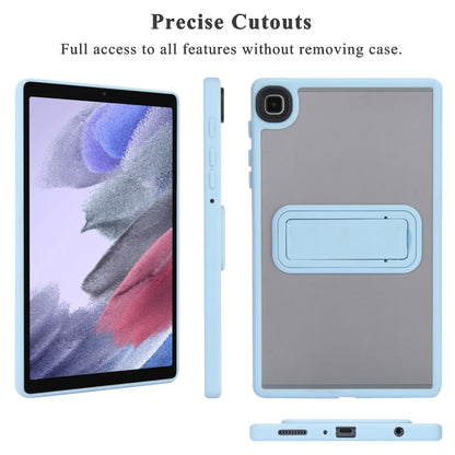 For Samsung Galaxy Tab S6 Lite P610 / P615 Skin Feel Holder PC Hybrid TPU Tablet Case(Light Blue) - Tab S6 Lite P610 / P615 by buy2fix | Online Shopping UK | buy2fix