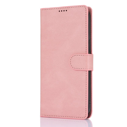 For iPhone 16 Pro Max Fantasy Skin-feel Calfskin Texture Leather Phone Case(Pink) - iPhone 16 Pro Max Cases by buy2fix | Online Shopping UK | buy2fix