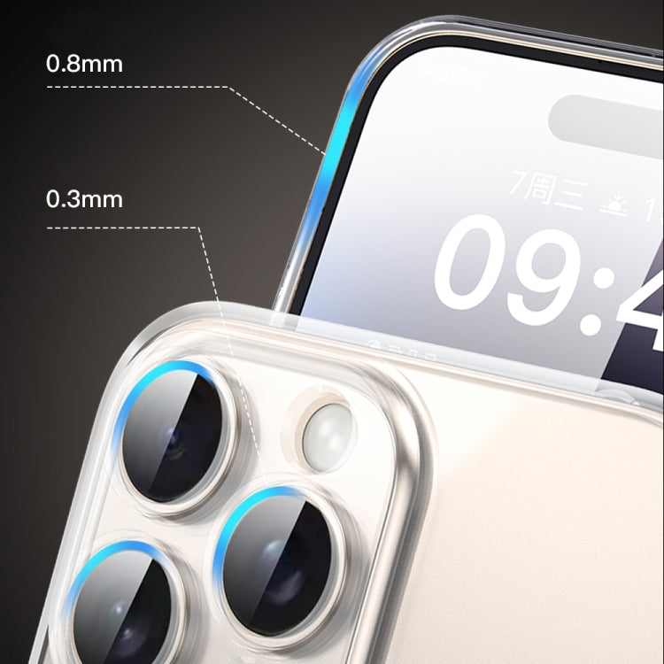 For iPhone 16 TOTU PC-1 Soft Series Precision Lens Holes TPU Phone Case(Transparent) - iPhone 16 Cases by TOTUDESIGN | Online Shopping UK | buy2fix