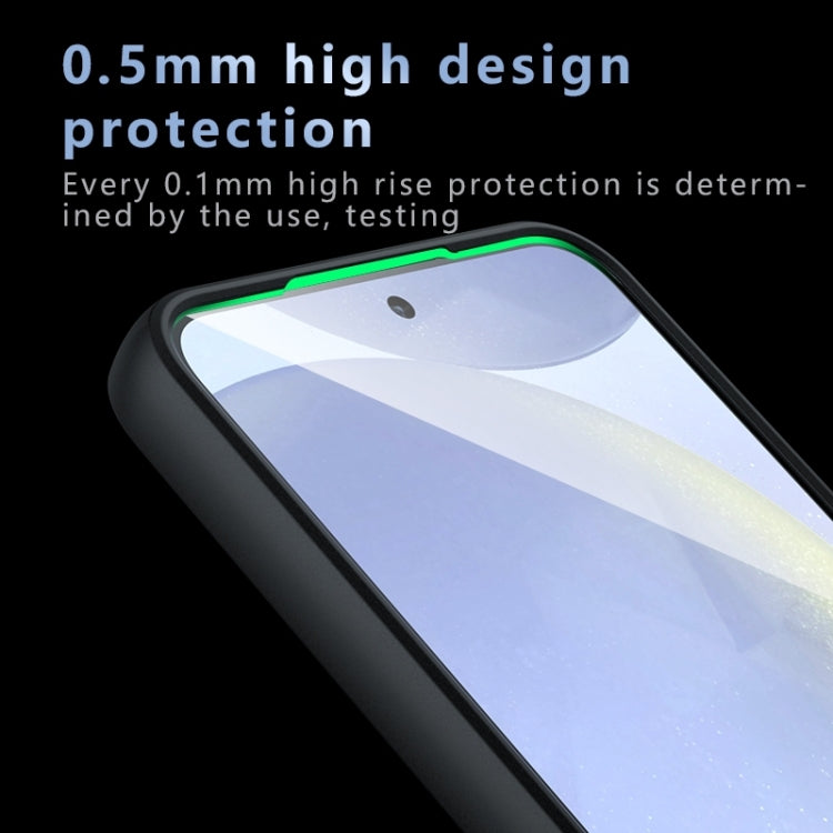 For Samsung Galaxy S25 5G Armor Precise Hole PC Hybrid TPU Phone Case(Transparent) - Galaxy S25 5G Cases by buy2fix | Online Shopping UK | buy2fix