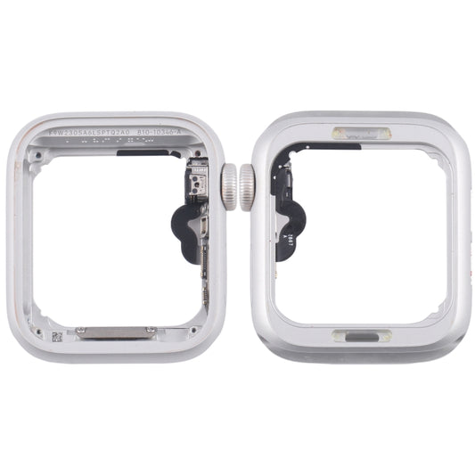 For Apple Watch Series 4 40MM LTE Aluminium Alloy Middle Frame Bezel Plate with Crown Spin Axis Flex Cable(Silver) - Middle Frame by buy2fix | Online Shopping UK | buy2fix