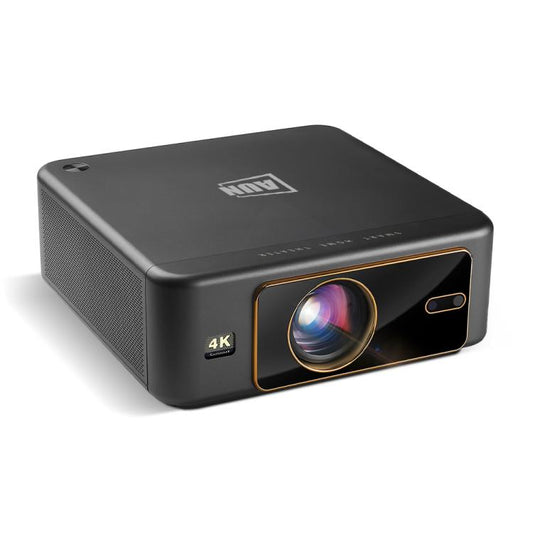 AUN U002 1920x1080P 970ANSI Android 12 Home Theater Smart Projector, EU Plug(Dark Grey) - LED Projector by AUN | Online Shopping UK | buy2fix